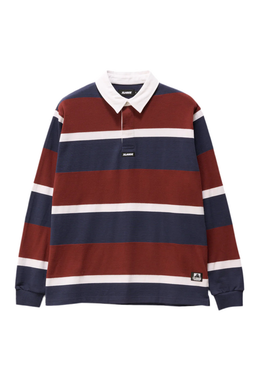 XL STRIPE RUGBY - BURGUNDY