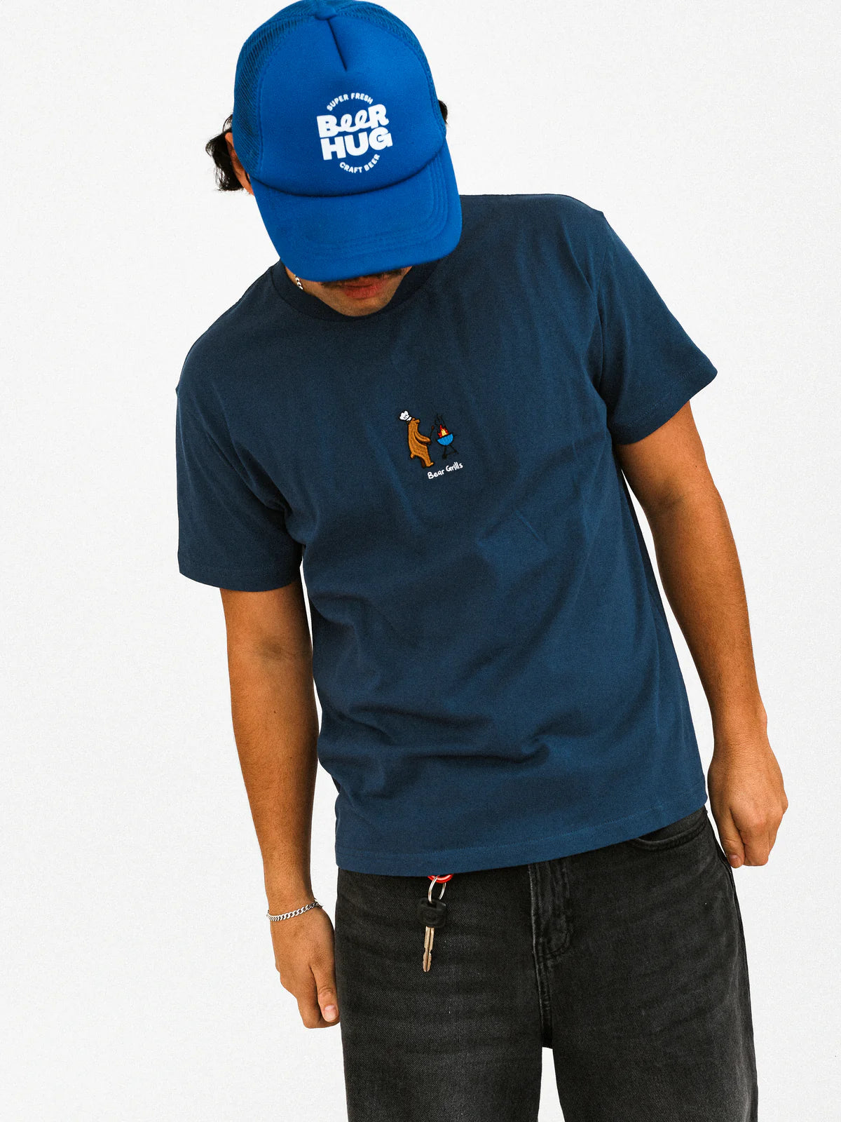 BEAR GRILLS - PETROL BLUE