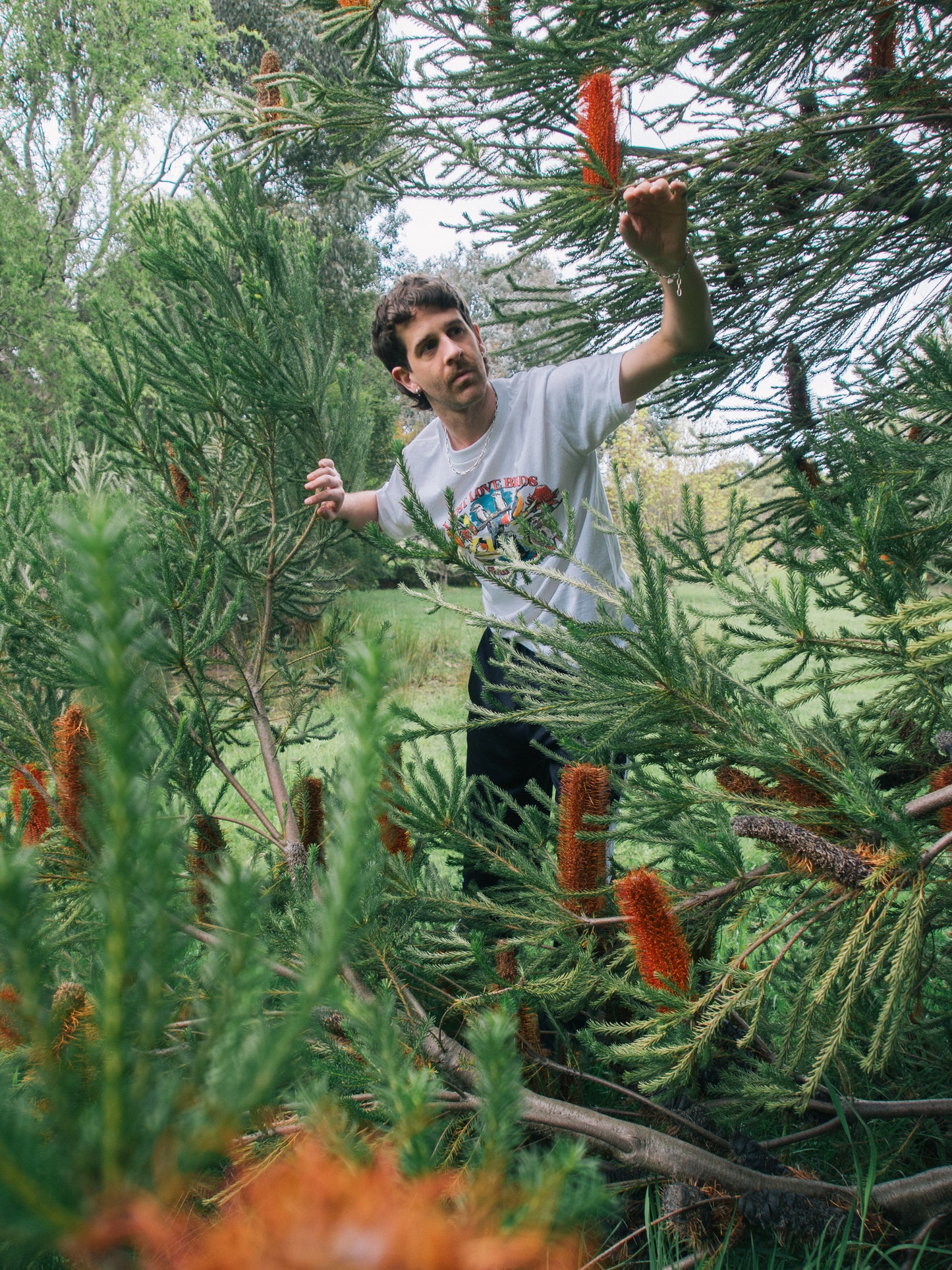 I JUST LOVE BIRDS T-SHIRT - WHITE