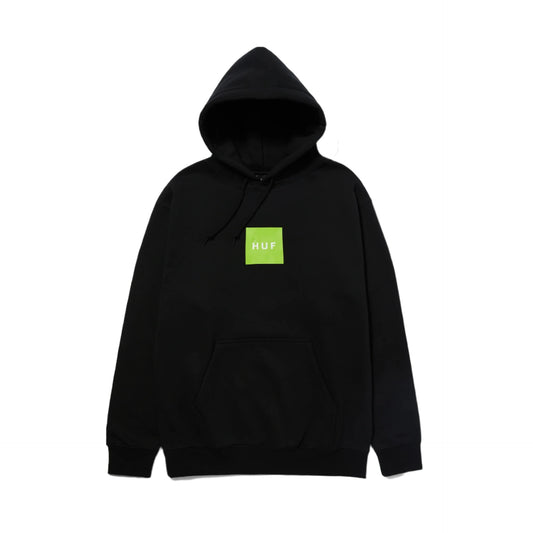 HUF SET BOX PULLOVER HOODIE - BLACK