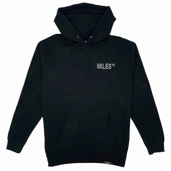 LOGO HIT PULLOVER HOOD - BLACK