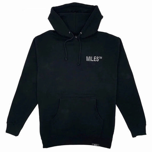 LOGO HIT PULLOVER HOOD - BLACK