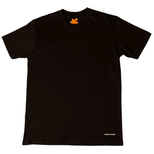 'BLANK CANVAS' ORGANIC T-SHIRT - BLACK