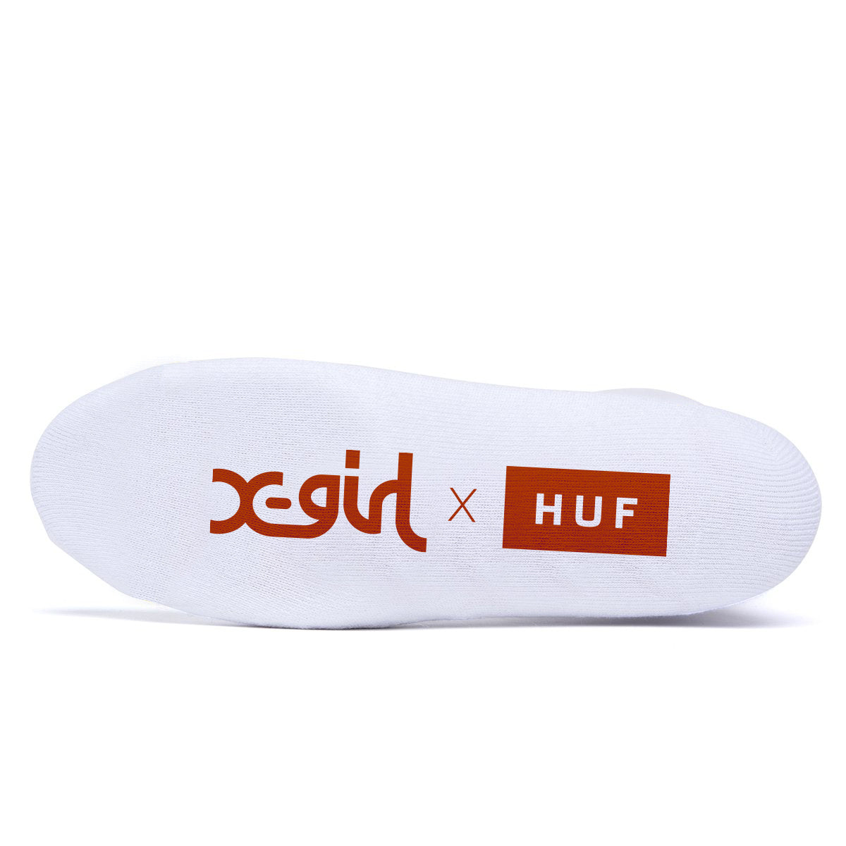 XGIRL x HUF 1/4 SOCK - WHITE