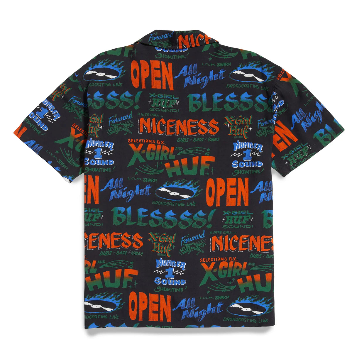 X-GIRL X HUF SOUND RESORT TOP