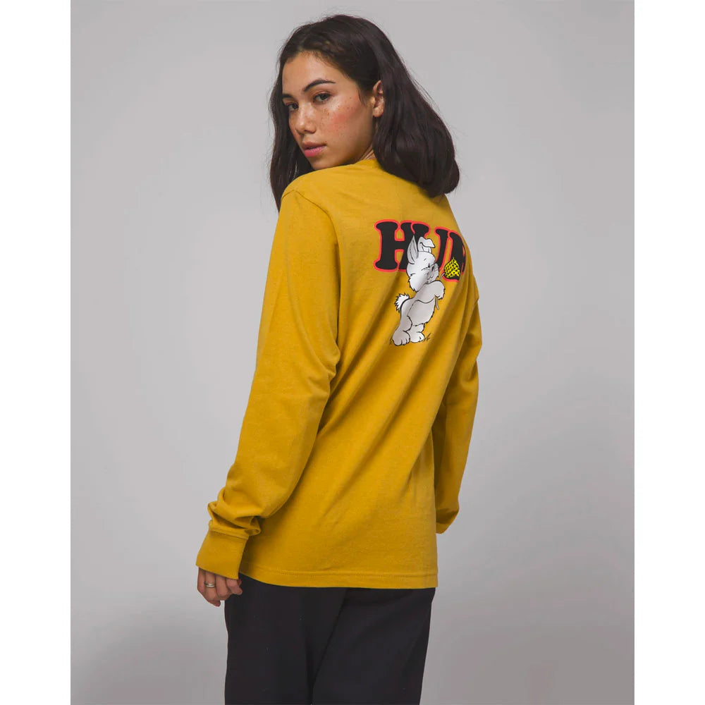 GIVING L/S RELAX T-SHIRT - GOLD