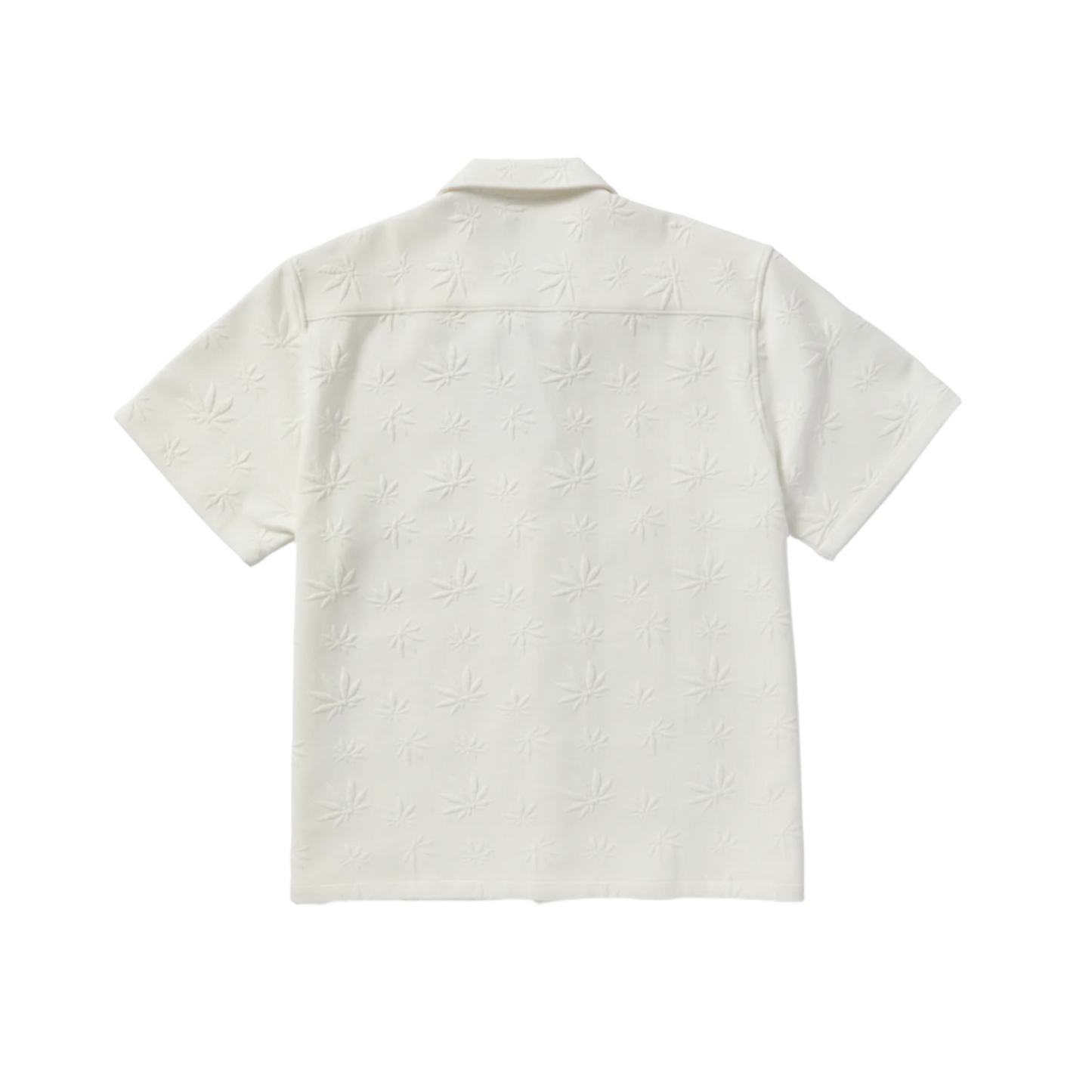 PLANTLIFE JACQUARD SHIRT - WHITE