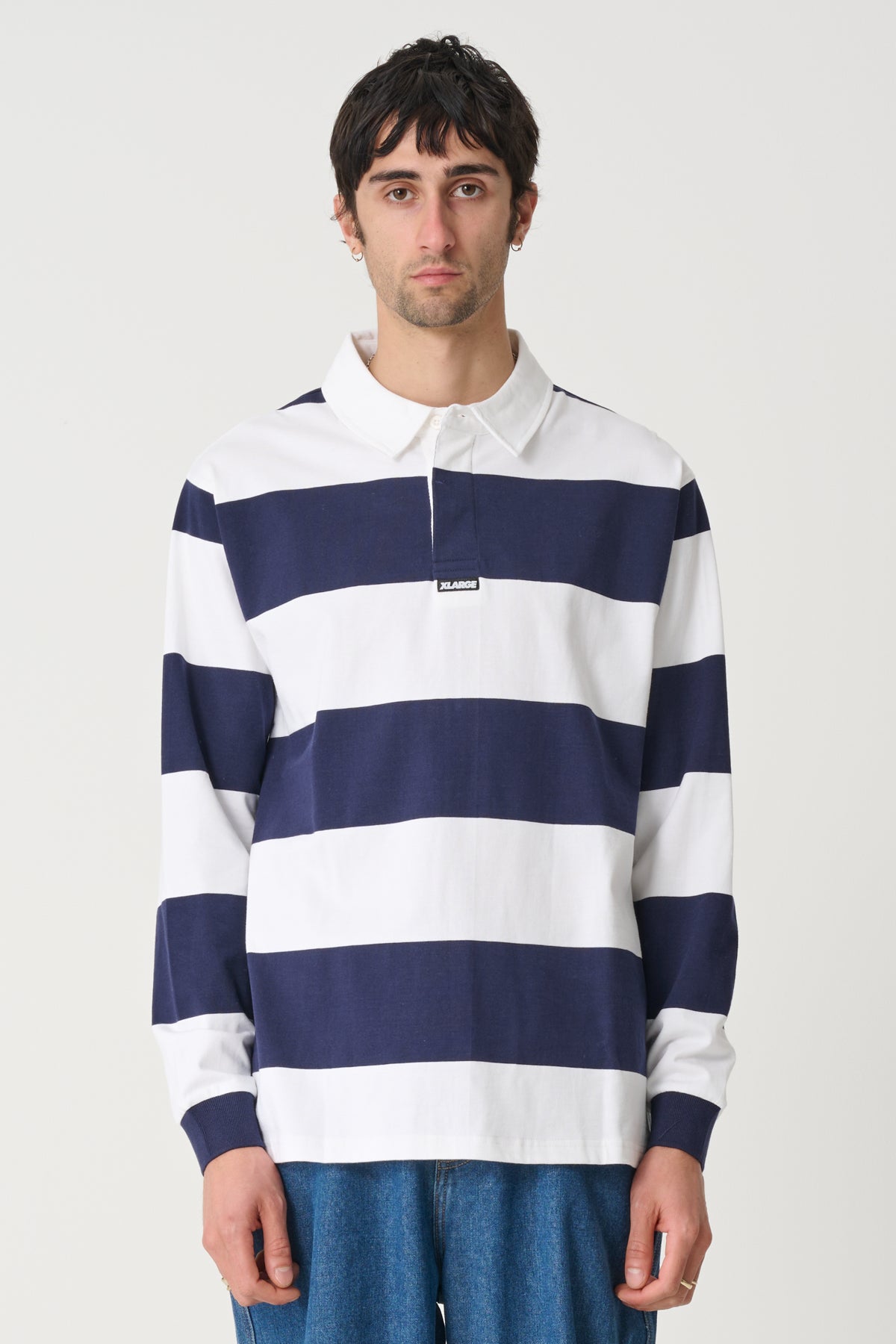 XL STRIPE RUGBY - NAVY