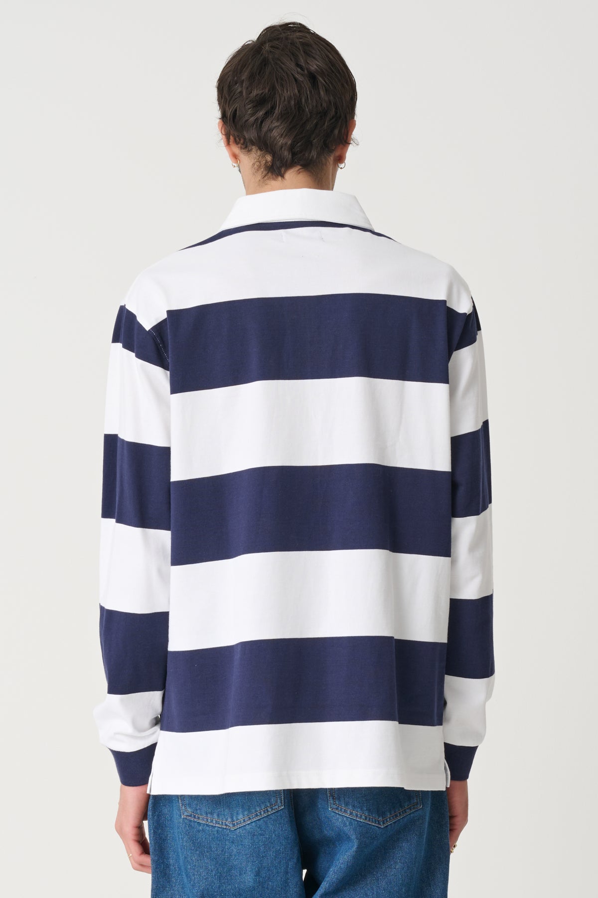 XL STRIPE RUGBY - NAVY
