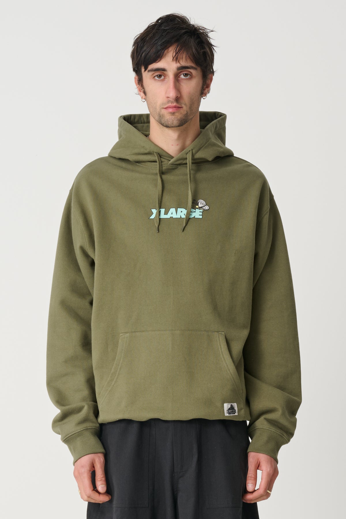 BUTTERFLY PULLOVER HOOD - OLIVE