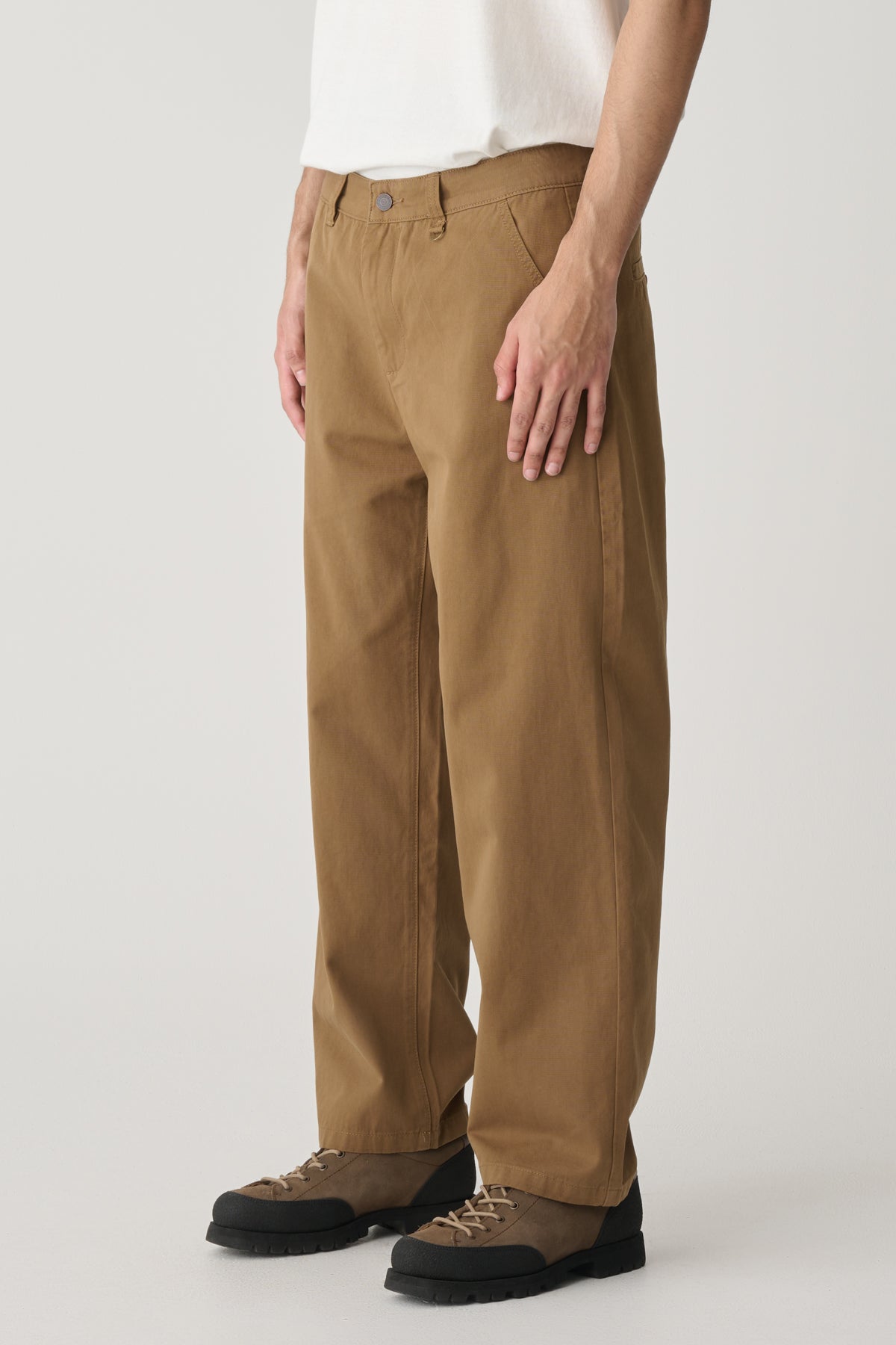 CHINO PANTS TWILL - CHESNUT