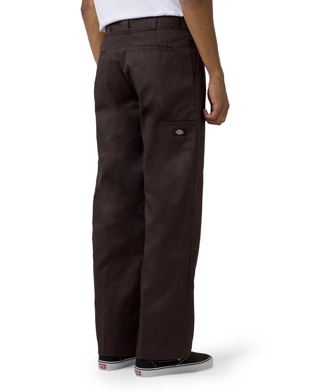 LOOSE FIT DOUBLE KNEE WORK PANT - DARK BROWN