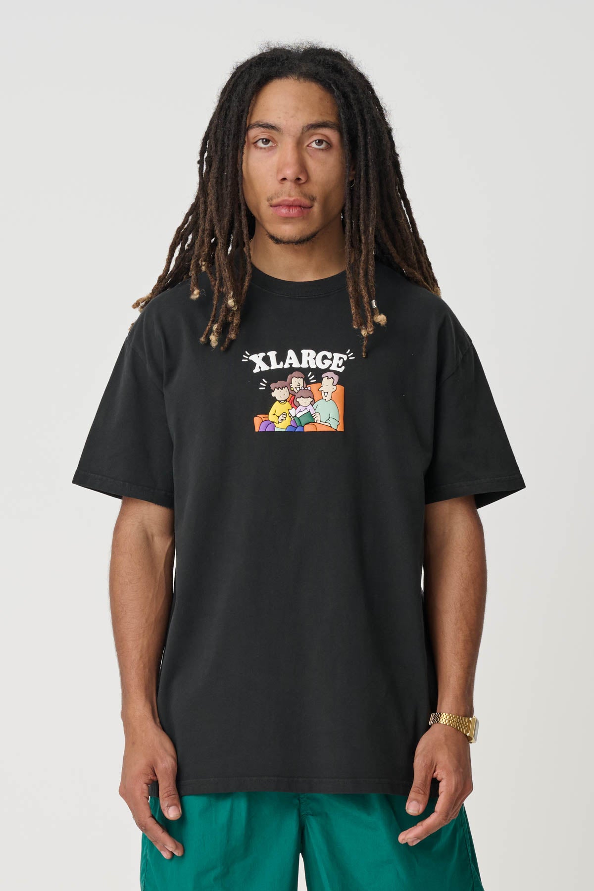 FAMILY VALUES T-SHIRT - PIGMENT BLACK