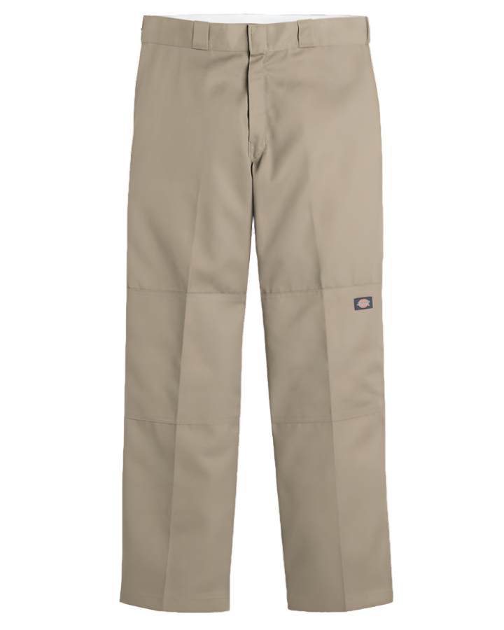 LOOSE FIT DOUBLE KNEE WORK PANT - KHAKI