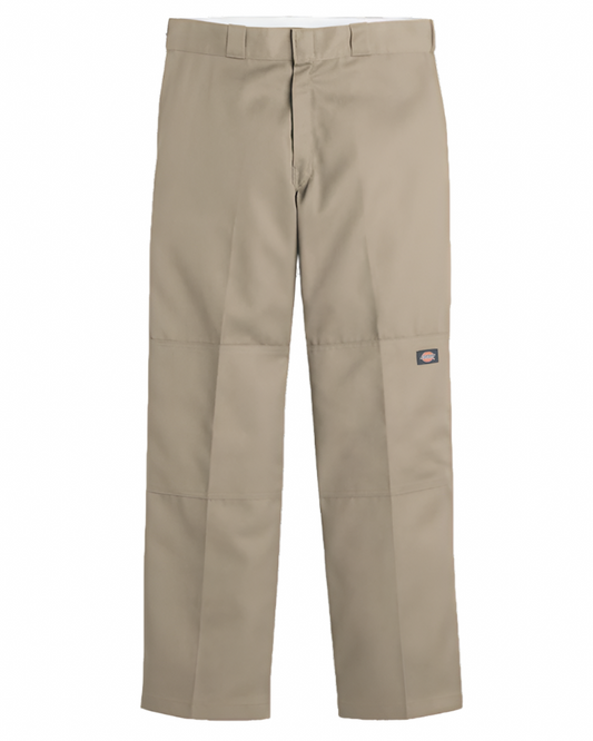 LOOSE FIT DOUBLE KNEE WORK PANT - KHAKI