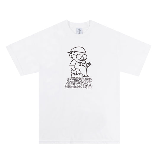 ALLTIMERS X BRONZE SOPHISTICATED T-SHIRT - WHITE