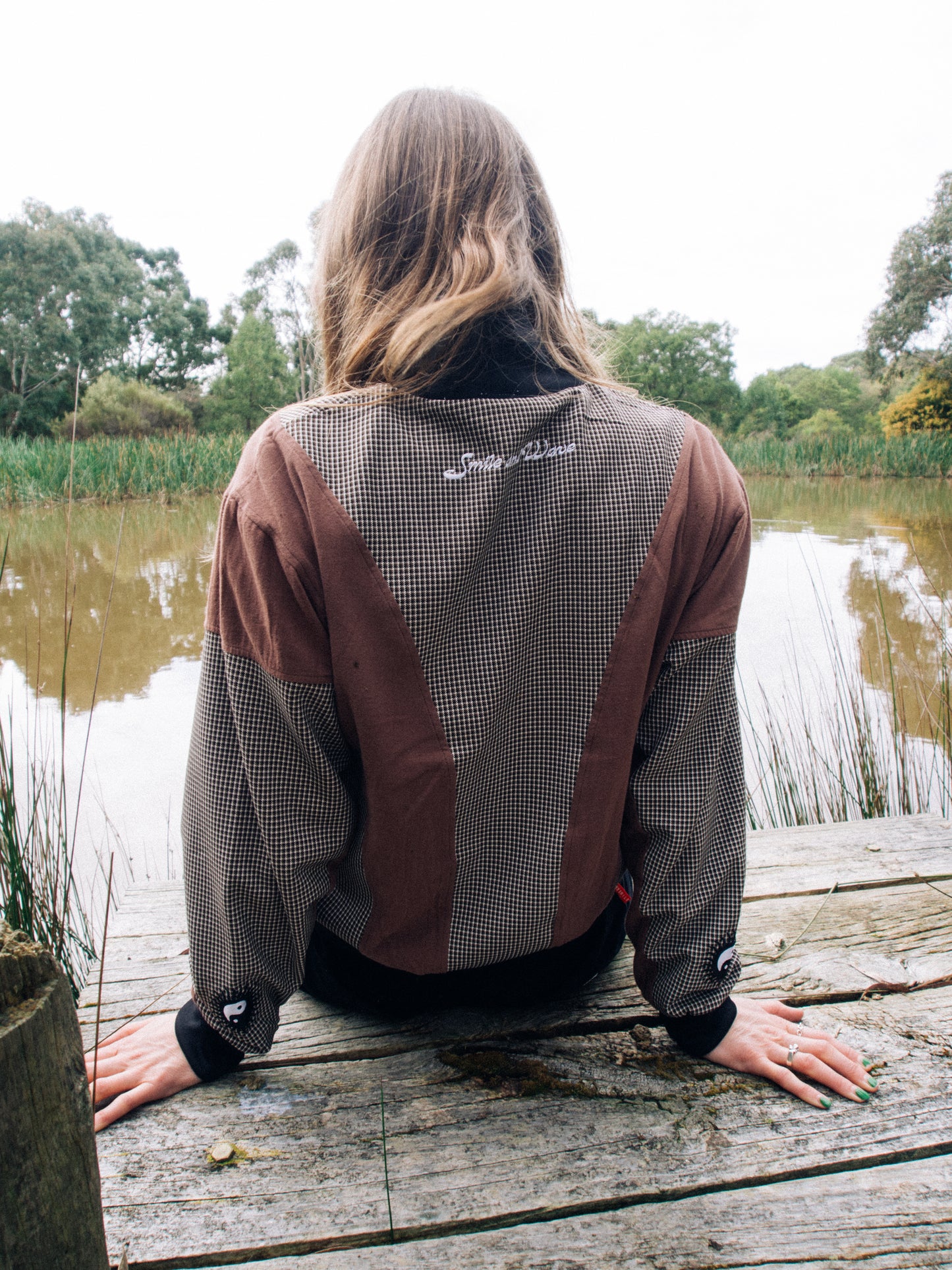 OLYMPIA TRACK JACKET - BROWN