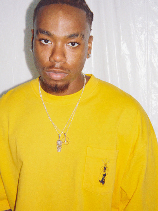 OMAR COMIN’ LS T-SHIRT - GOLD