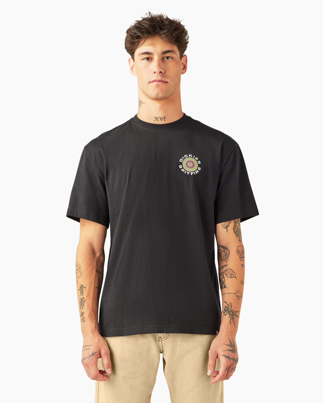 DICKIES X SPITFIRE T-SHIRT - BLACK