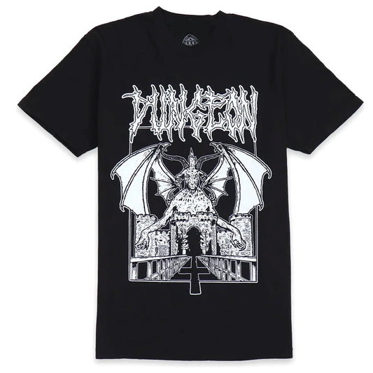 SATANIC CASTLE T-SHIRT - BLACK