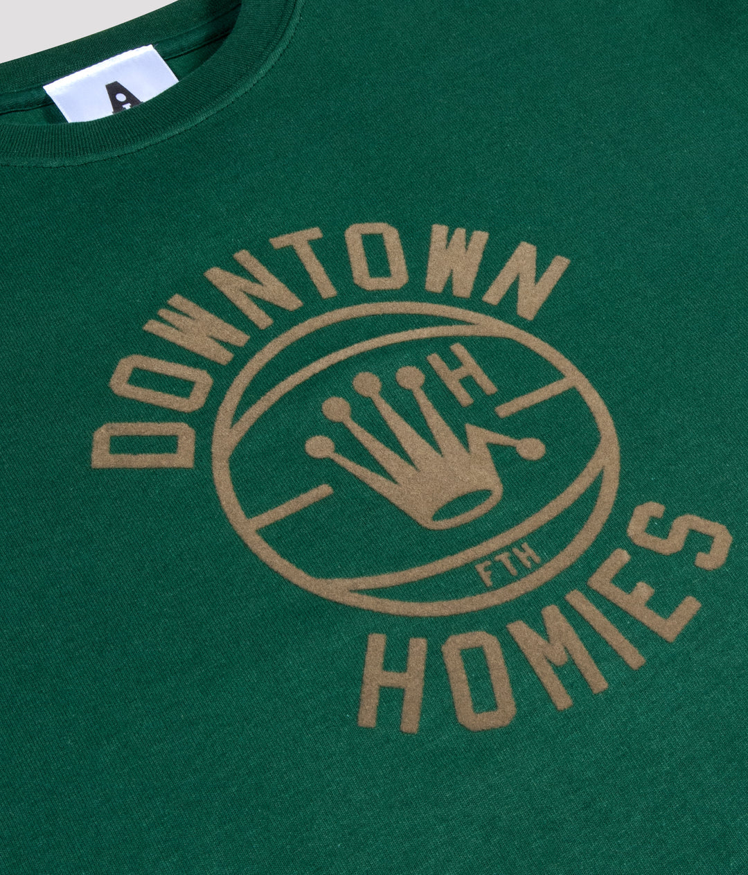 DOWNTOWN HOMIES T-SHIRT - FOREST