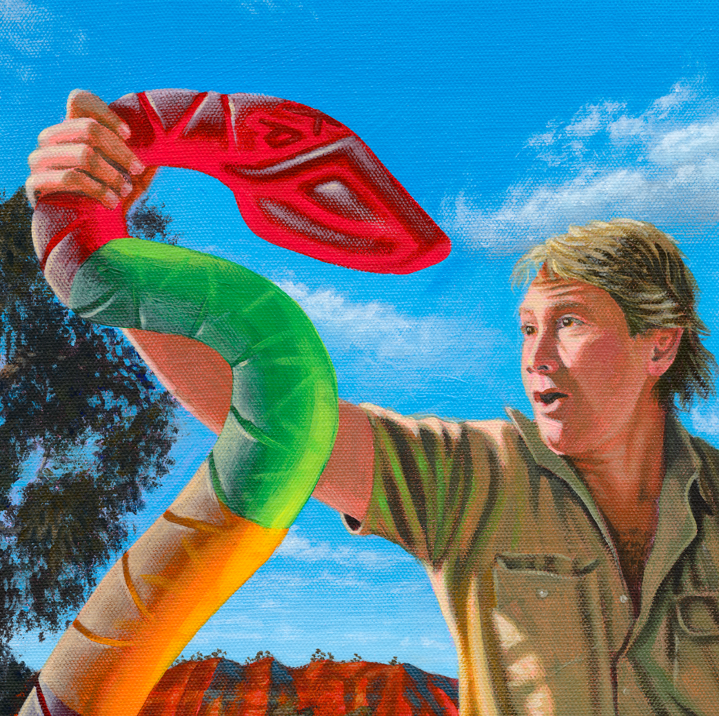 Irwin – "Crikey, she's a rippa!" (snake)