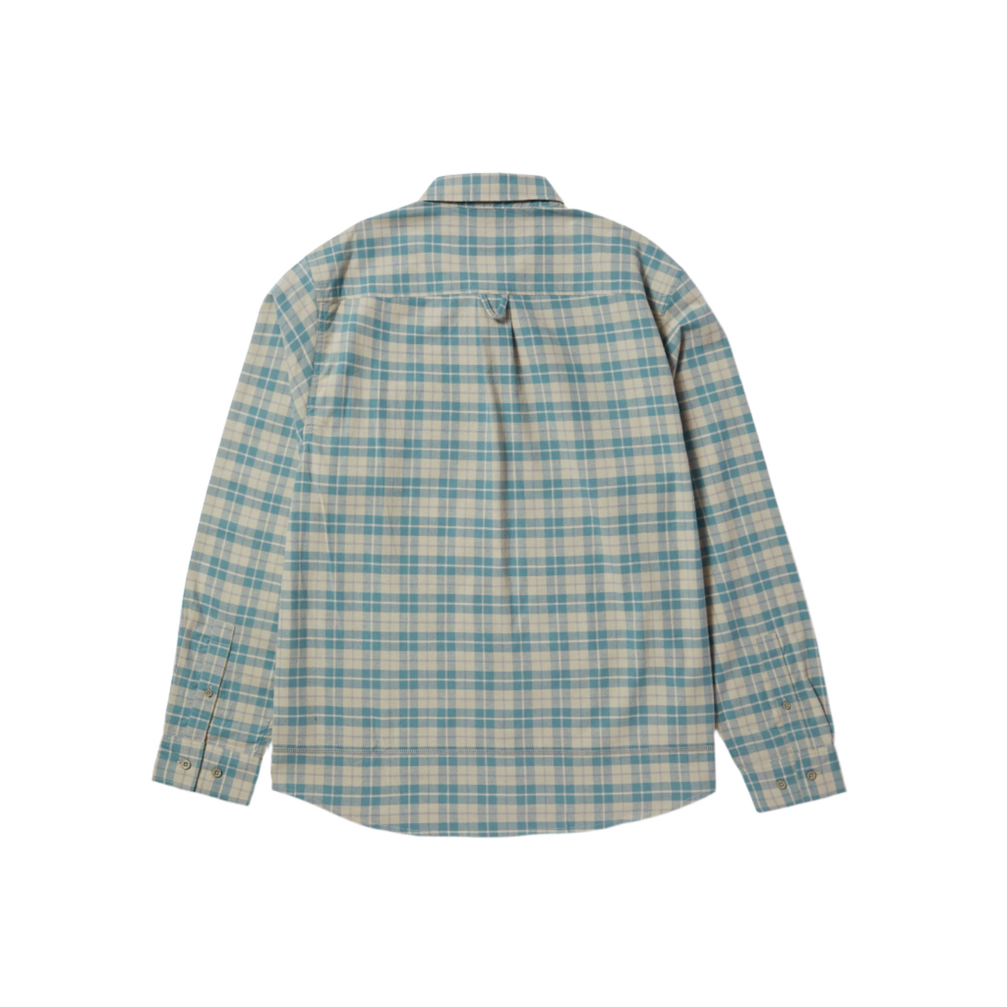 MODAL LS PLAID SHIRT - PUTTY