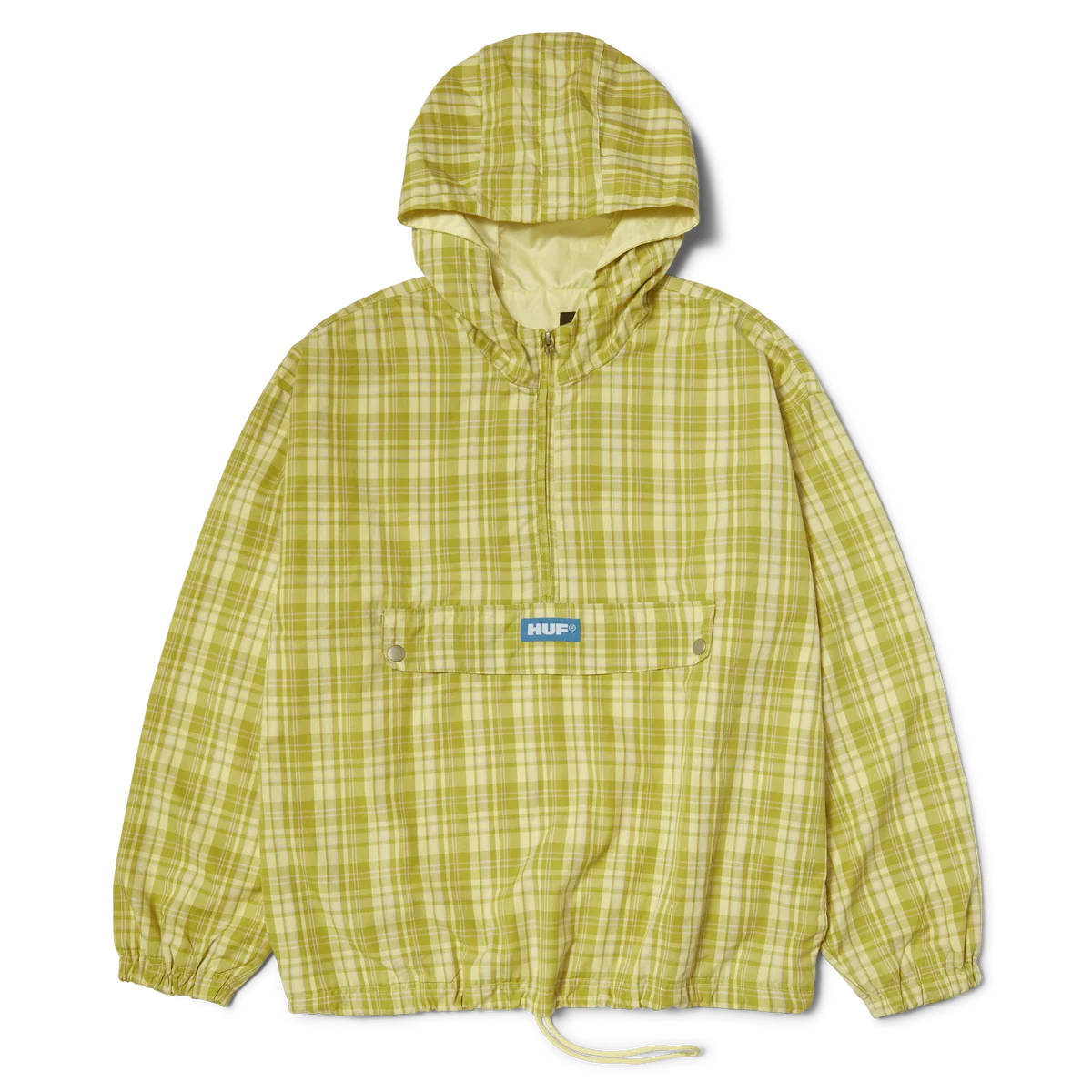 RIVINGTON PLAID ANORAK - TARRAGON