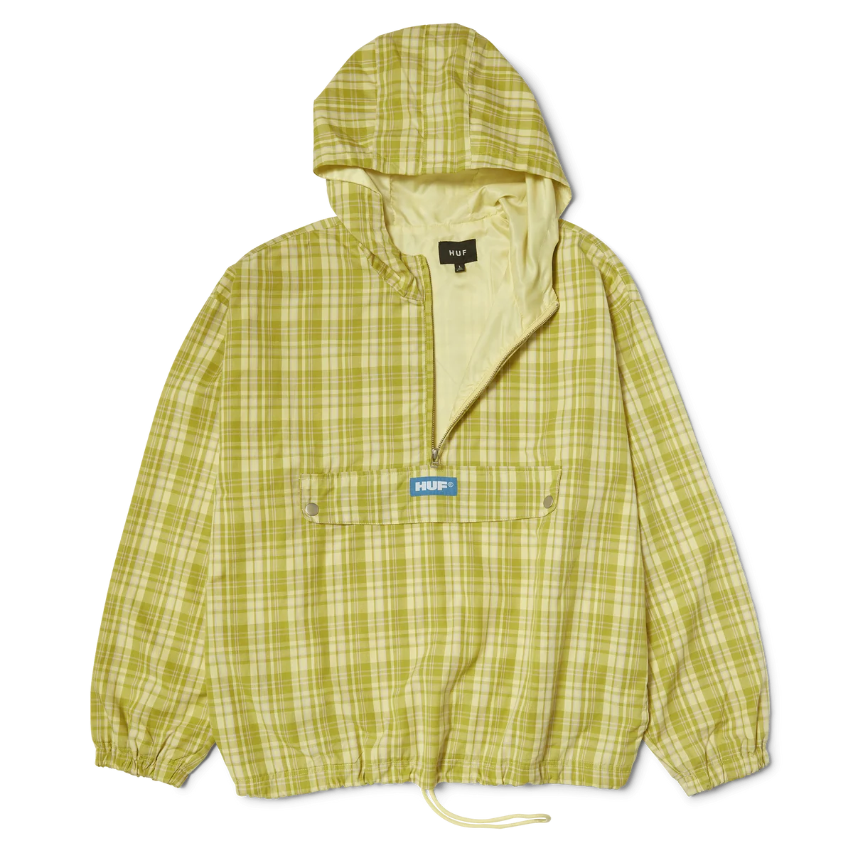 RIVINGTON PLAID ANORAK - TARRAGON