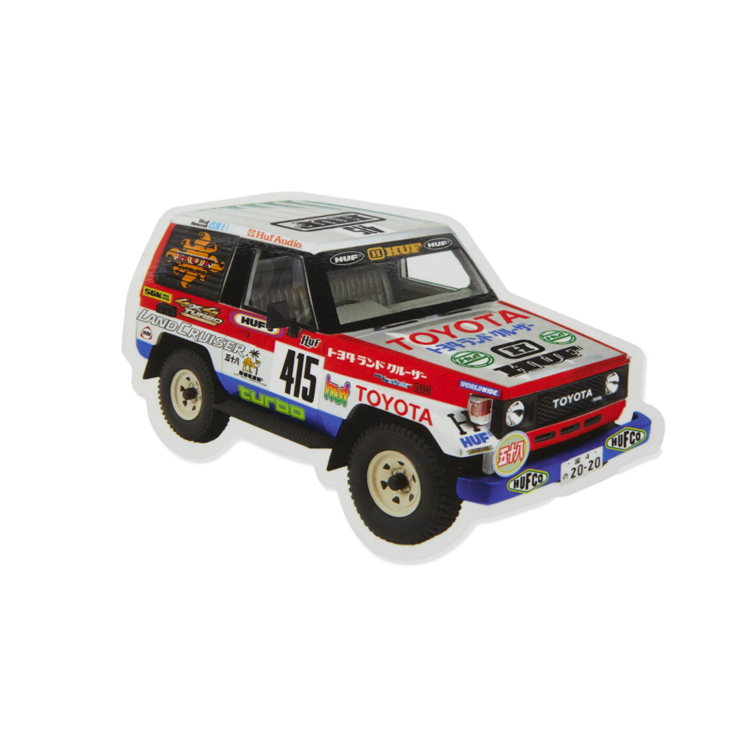 HUF X TOYOTA SAHARA RALLY MAGNET - MULTI