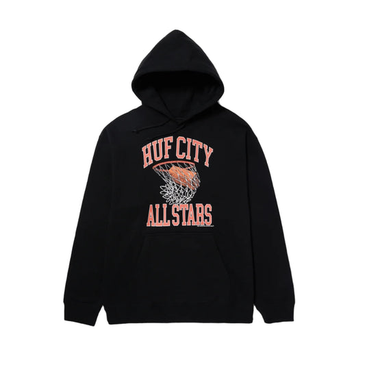 SWISH PULLOVER HOOD - BLACK