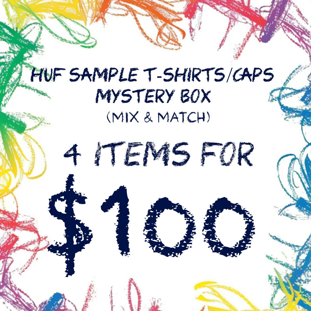 HUF T-SHIRTS / CAP MYSTERY BOX