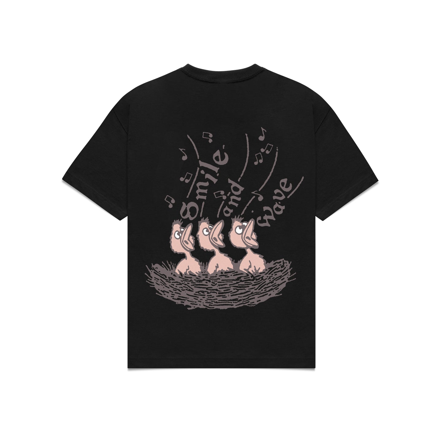 BABY BIRD T-SHIRT - BLACK