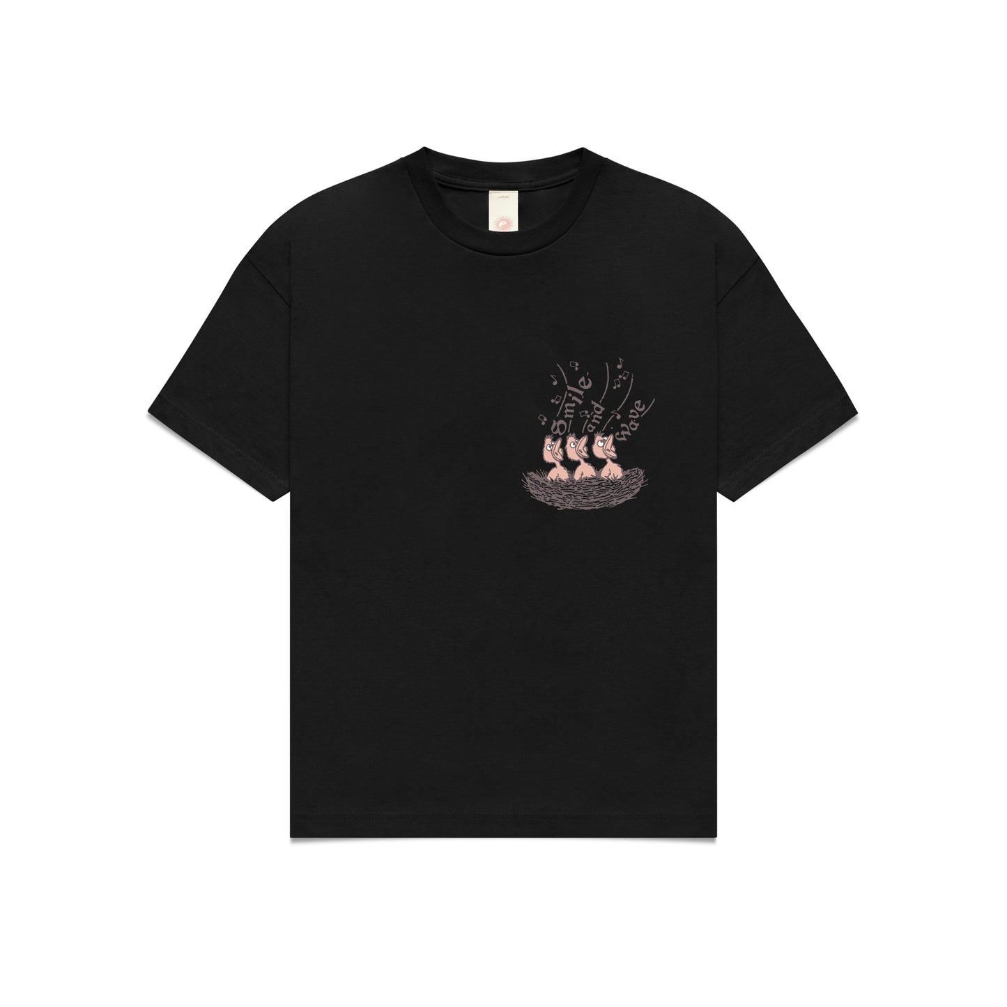 BABY BIRD T-SHIRT - BLACK