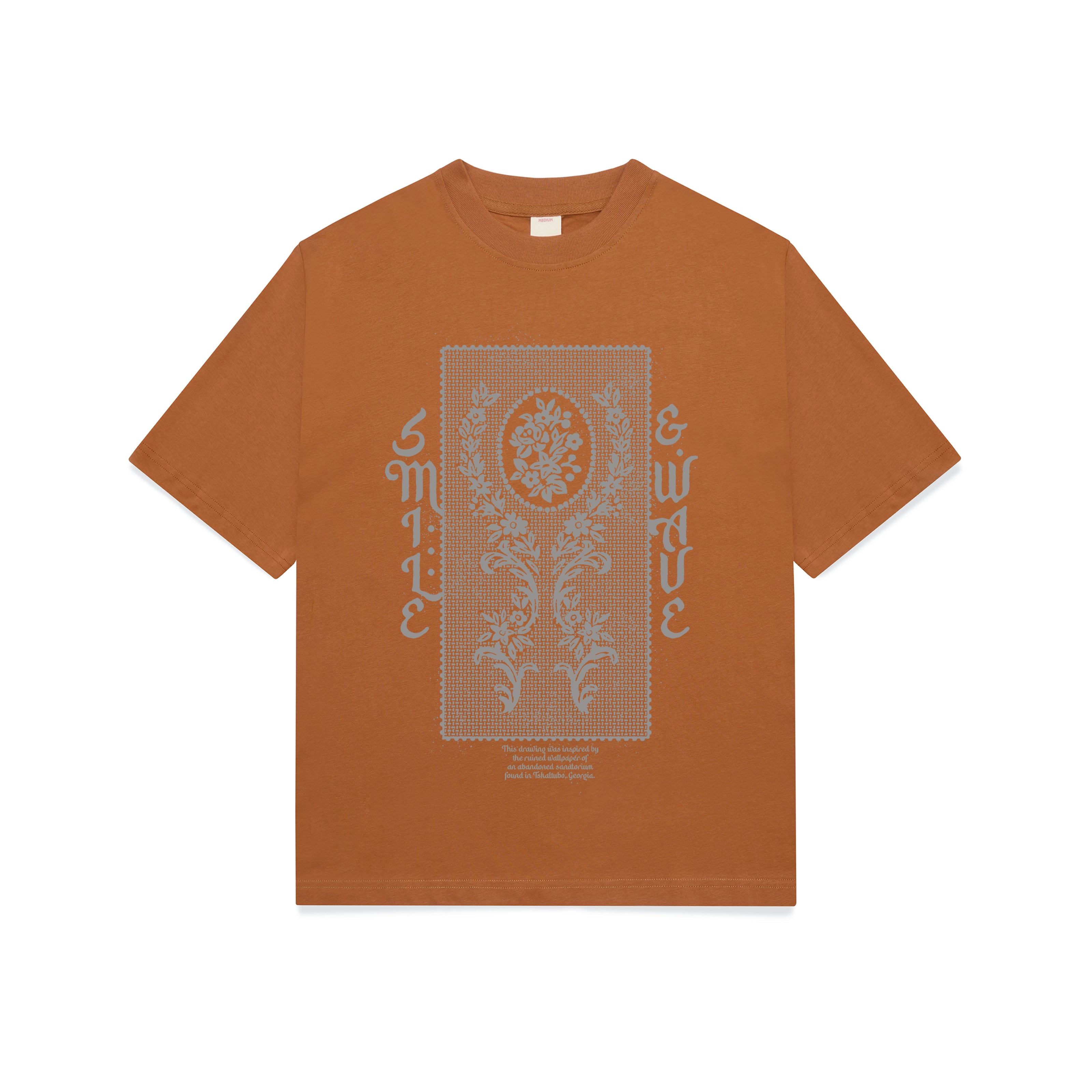 Rust Georgia GEORGIA WALLS T-SHIRT - RUST – SONICS GALLERY