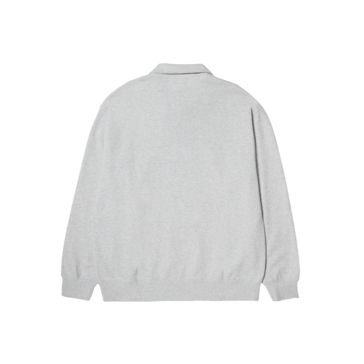 SLATE QUARTER ZIP FLEECE - HEATHER GREY