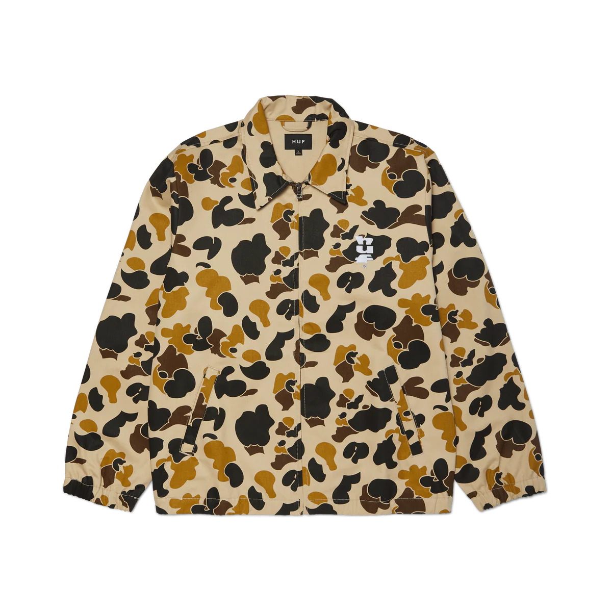 HUF SET MEGABLAST CAMO SHOP JACKET - DUCK CAMO