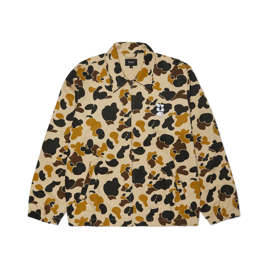 HUF SET MEGABLAST CAMO SHOP JACKET - DUCK CAMO