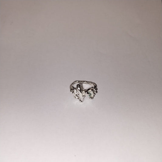 GOOEY RING LHT BLUE GEM