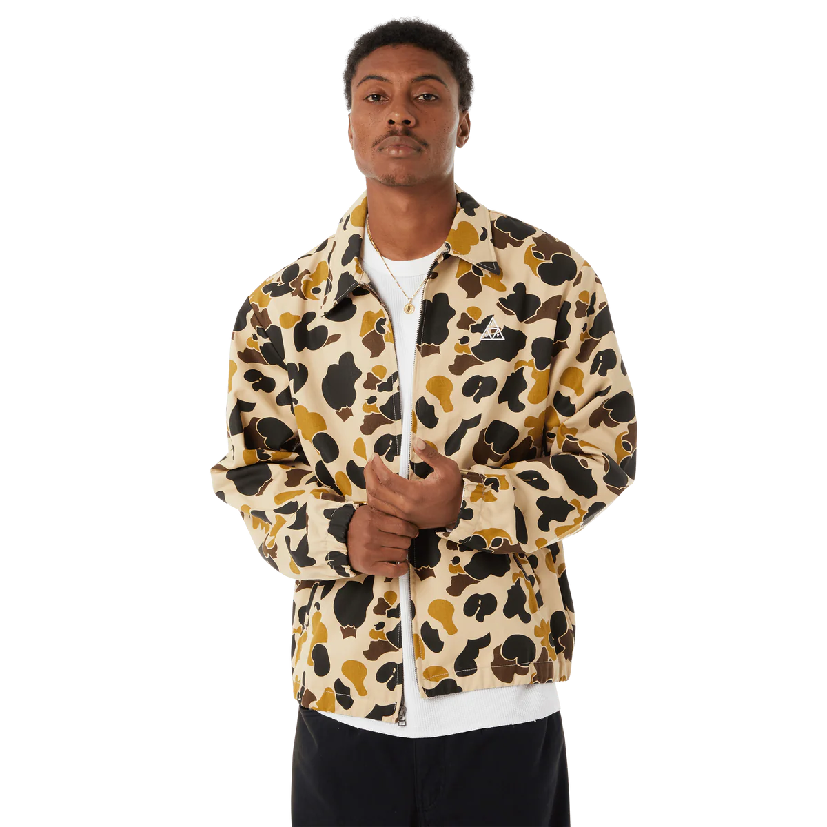 HUF SET MEGABLAST CAMO SHOP JACKET - DUCK CAMO