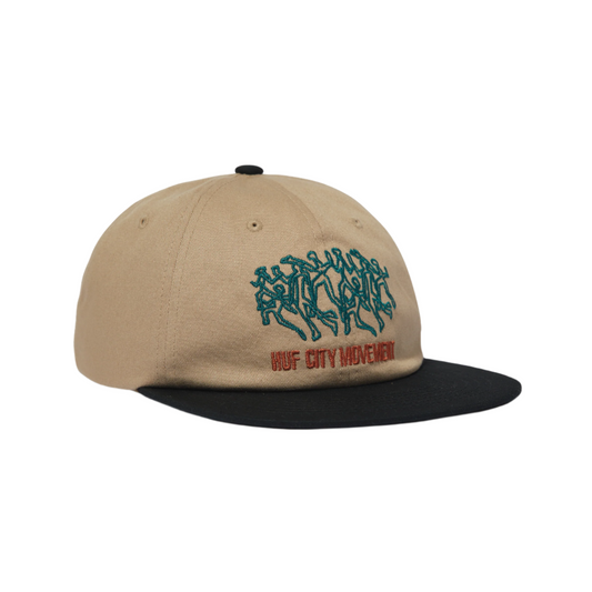 MOVEMENT 6 PANEL SNAPBACK - BROWN