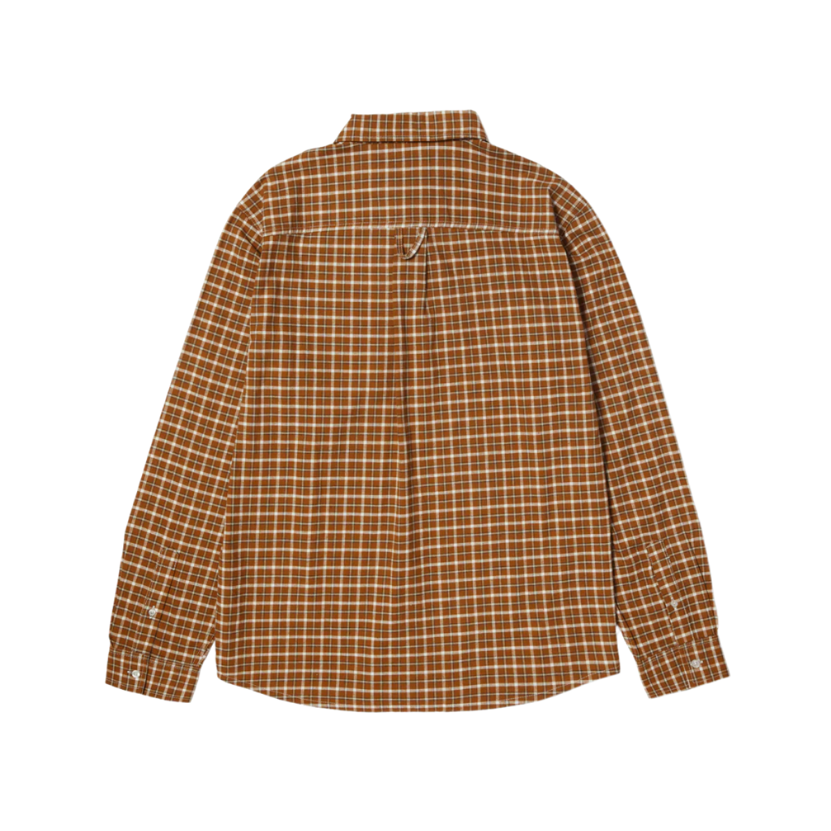 ECHO OXFORD PLAID LS SHIRT - RUSSET