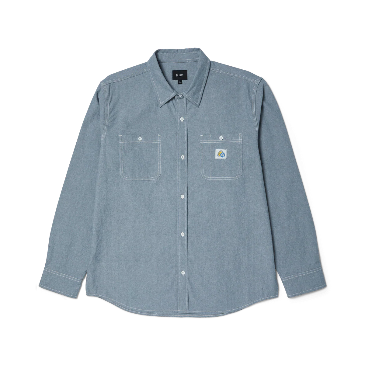 TOTAL ECLIPSE CHAMBRAY SHIRT - LIGHT BLUE