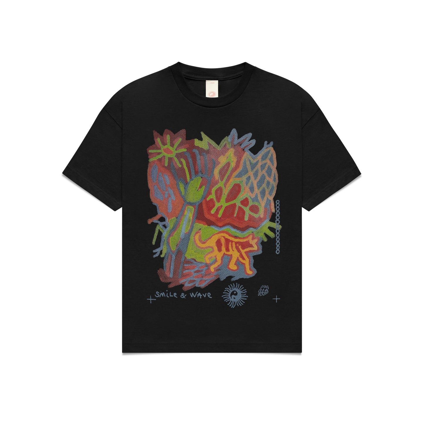 LUNA T-SHIRT - BLACK