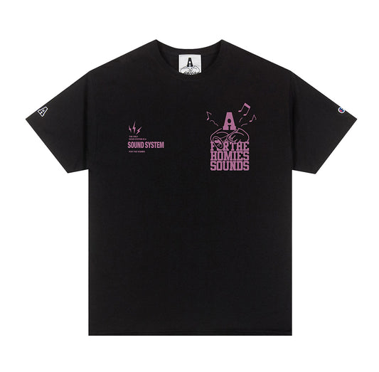 SOUND SYSTEM T-SHIRT - BLACK