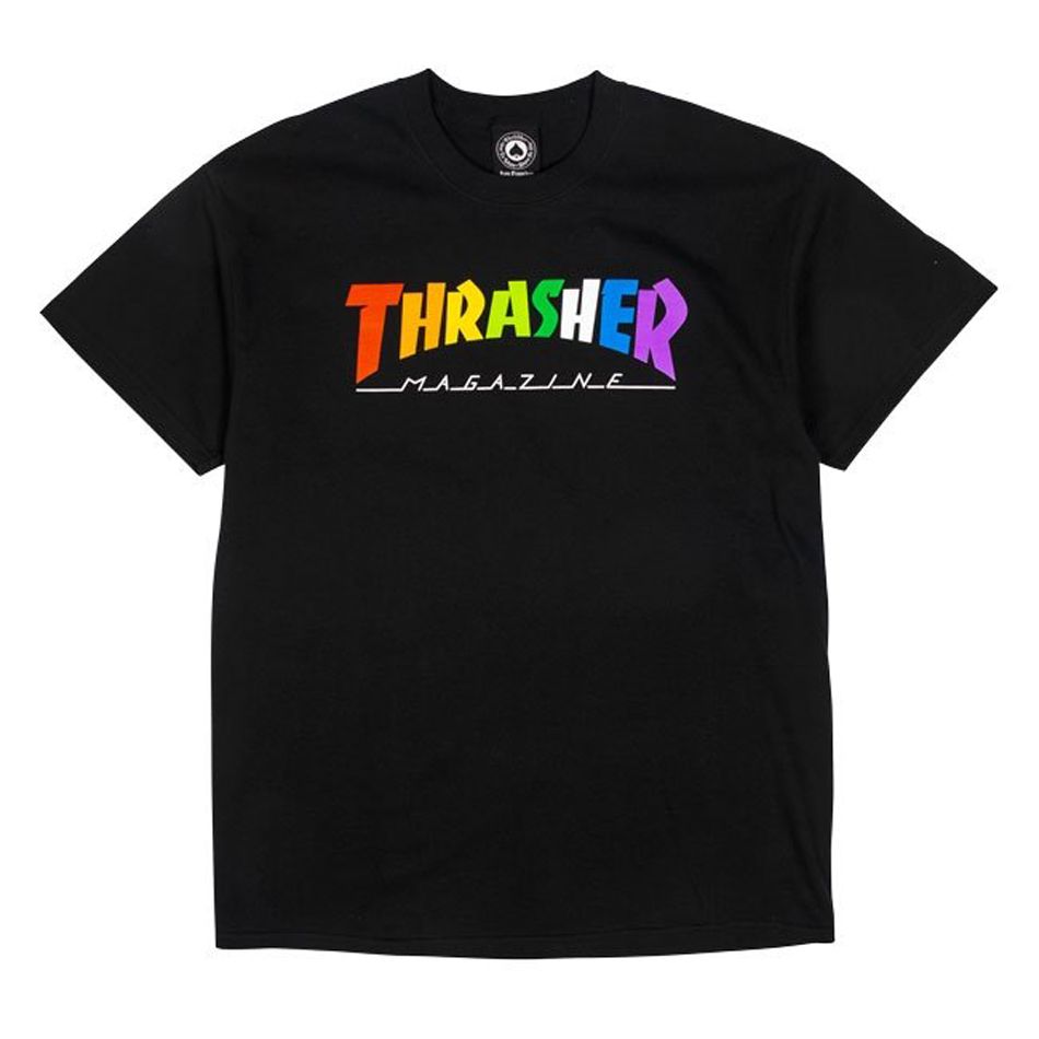 RAINBOW MAG T-SHIRT - BLACK