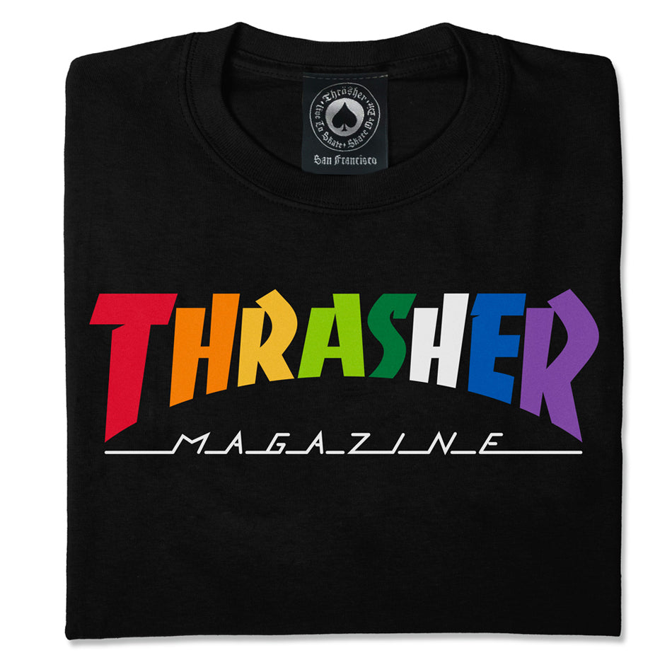 RAINBOW MAG T-SHIRT - BLACK