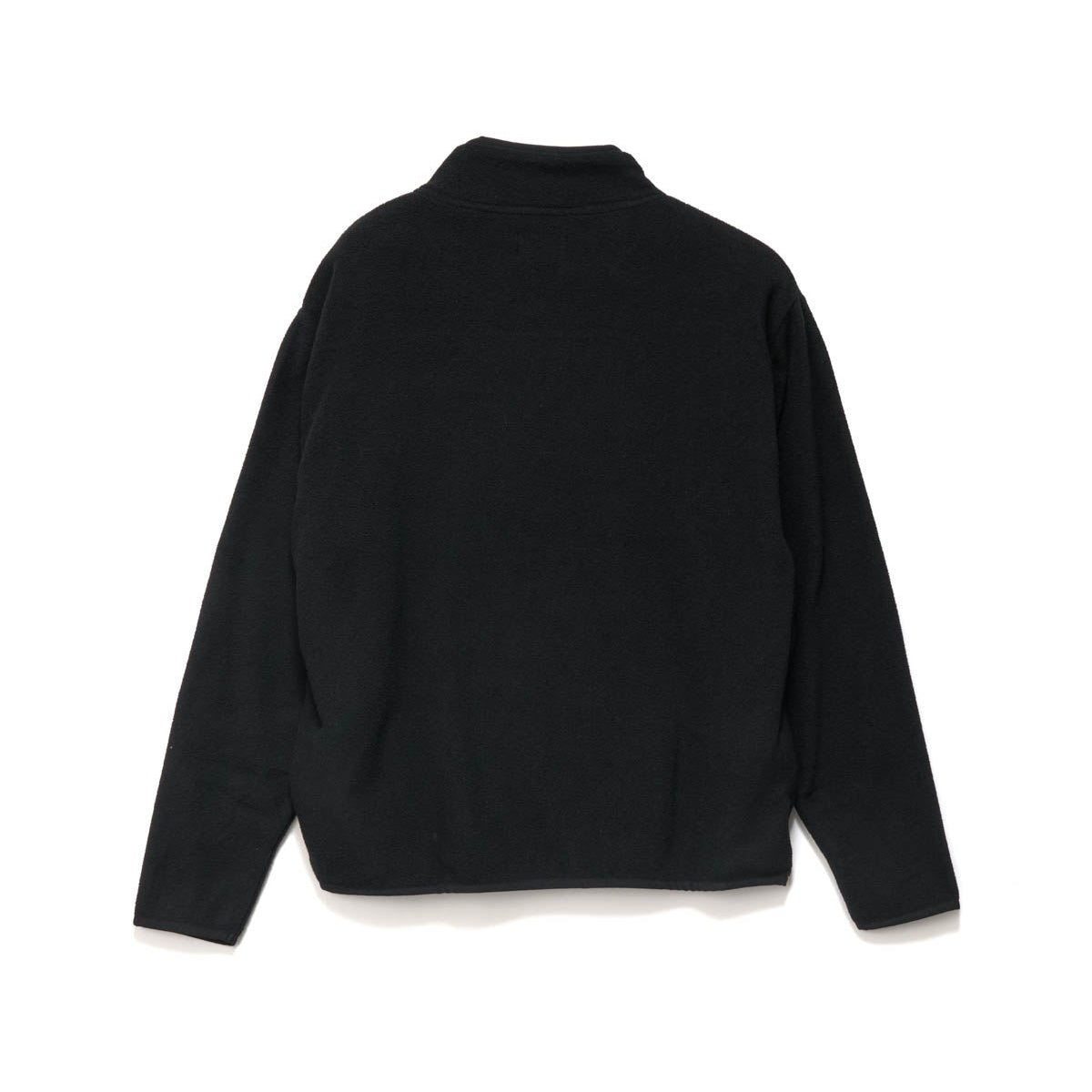 HALF ZIP CREW - BLACK