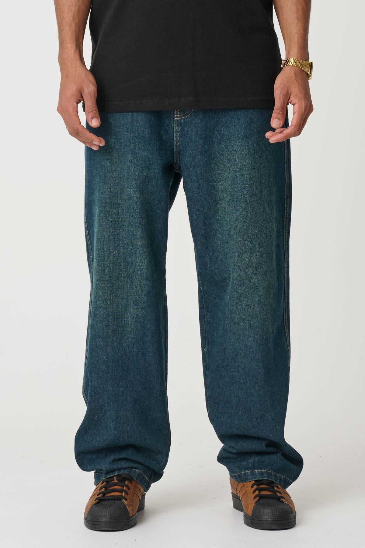 BAGGY BULL DENIM 91 PANT - SWAMP