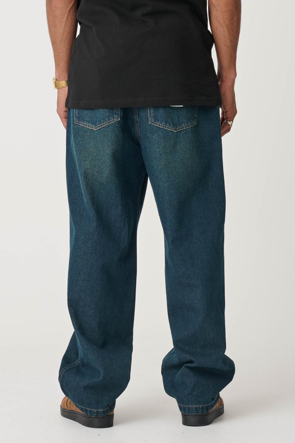 BAGGY BULL DENIM 91 PANT - SWAMP